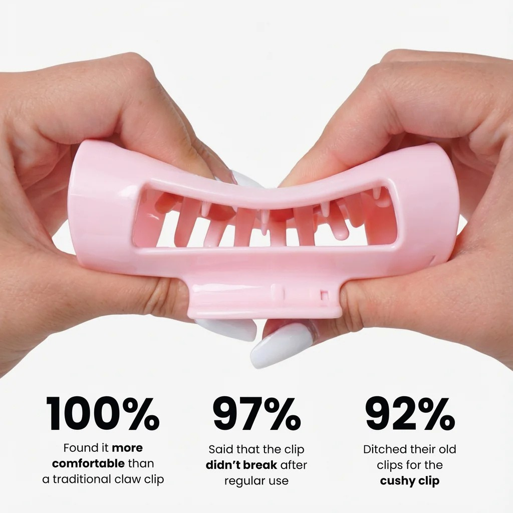 The Clawzie - India's first Flexible Claw Clip (Pack of 3)