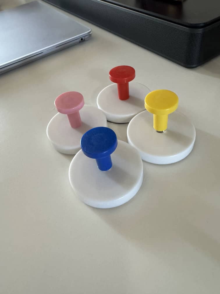 Rotating Vacuum Suction Wall Hook (Pack of 4)