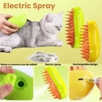 Steamy 3 in 1 Pet Hair Brush by Famfia