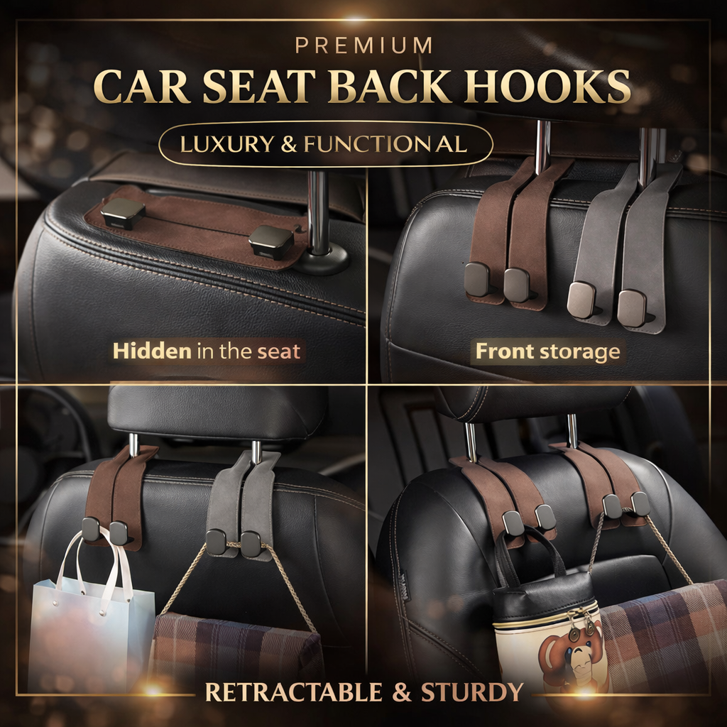 Metal Car Headrest Hook