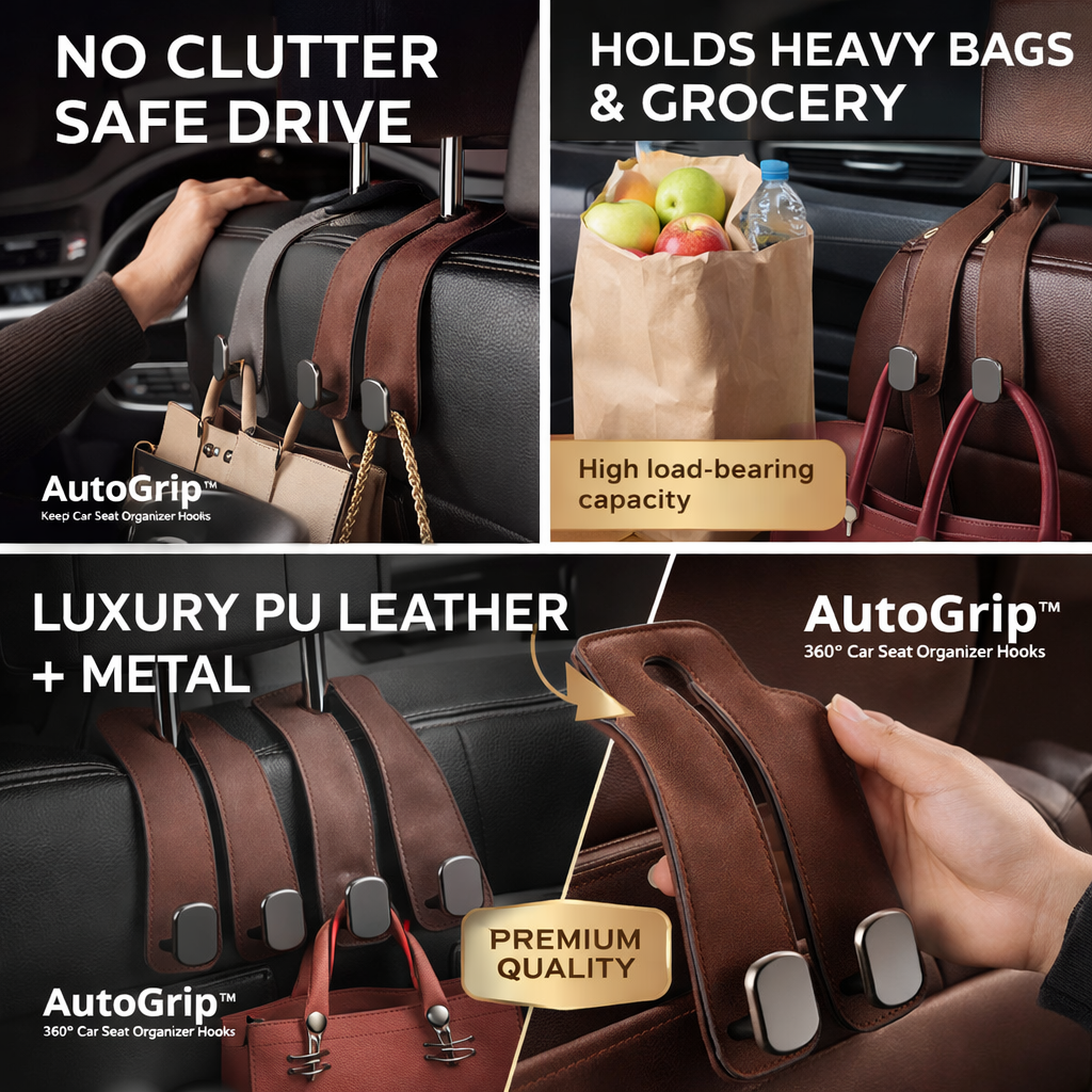 Metal Car Headrest Hook
