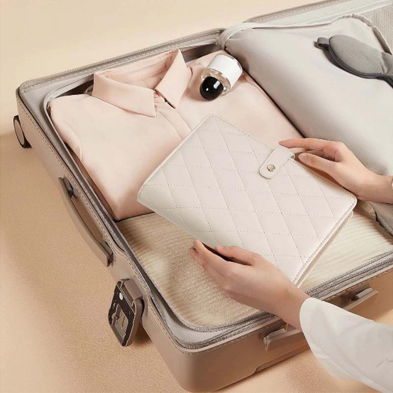 EverydayJewel - Leather Jewelry Storage Book with Zippers