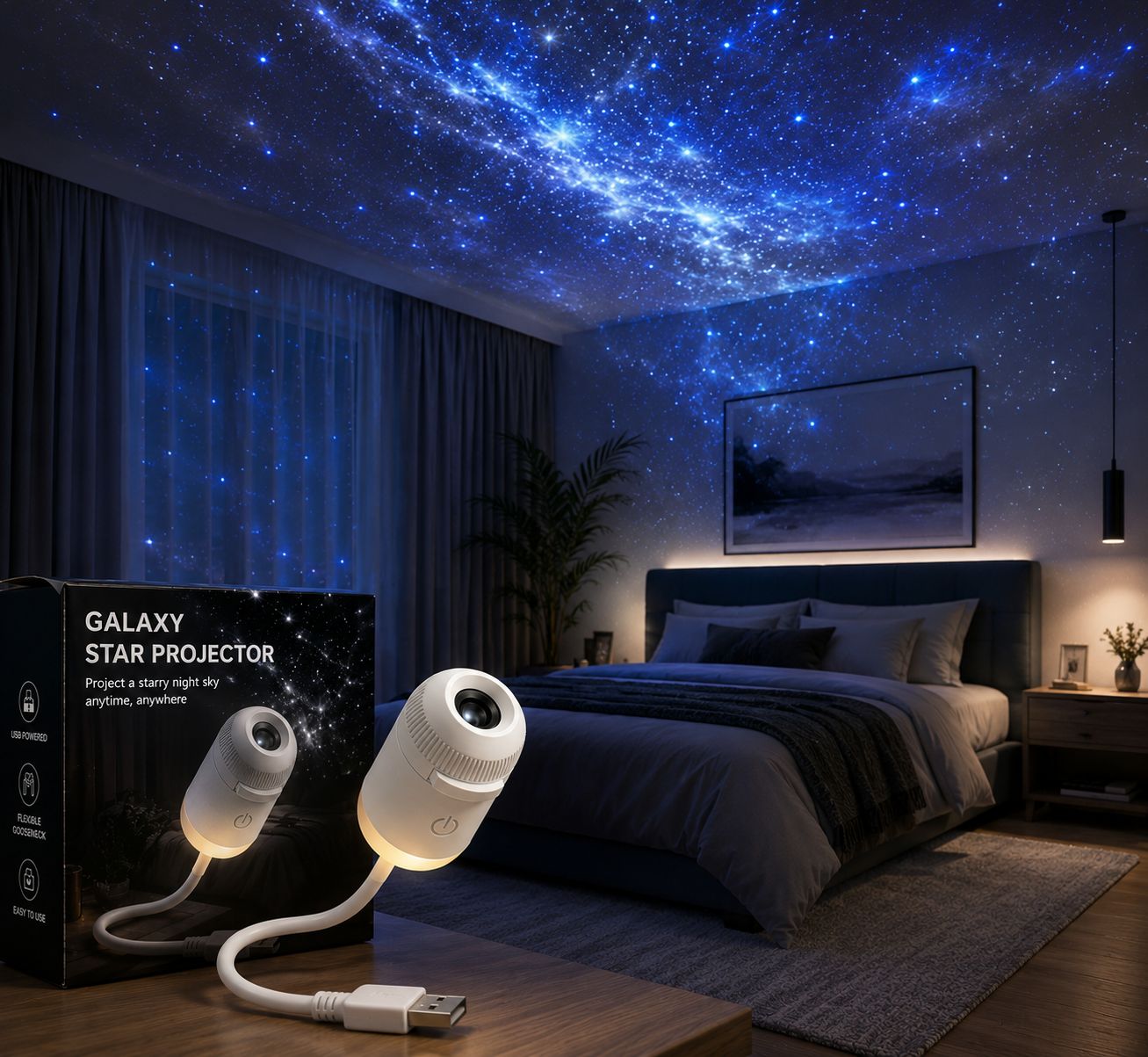 StarScape™ - Starry Sky & Galaxy Projector