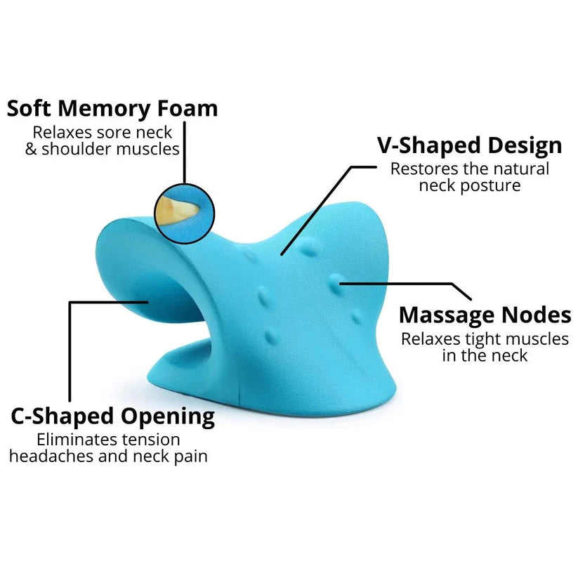 Neck and Shoulder Relaxer, Cervical Traction Device for TMJ Pain Relief