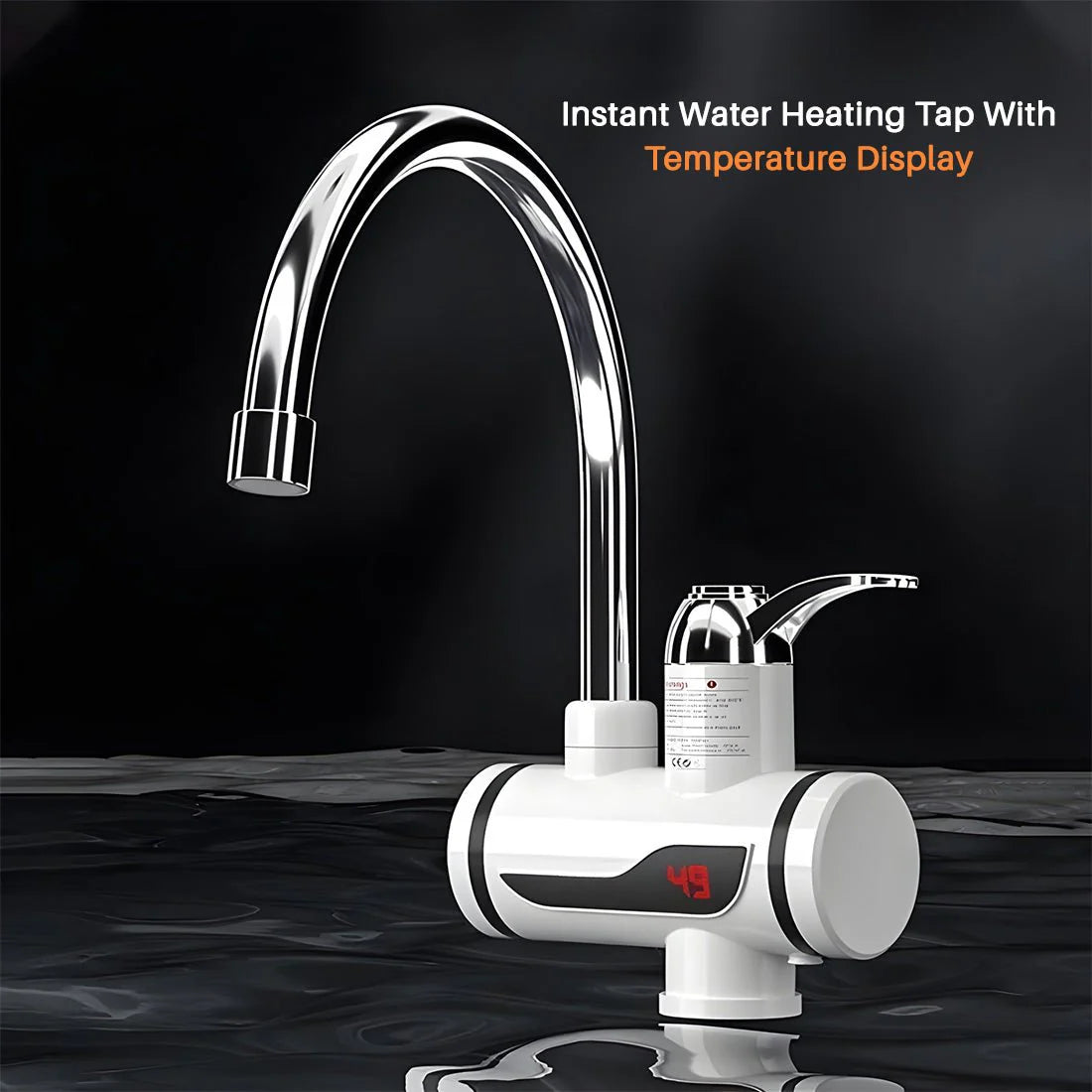 Electric Digital Water Heating Faucet - Instant Hot Water
