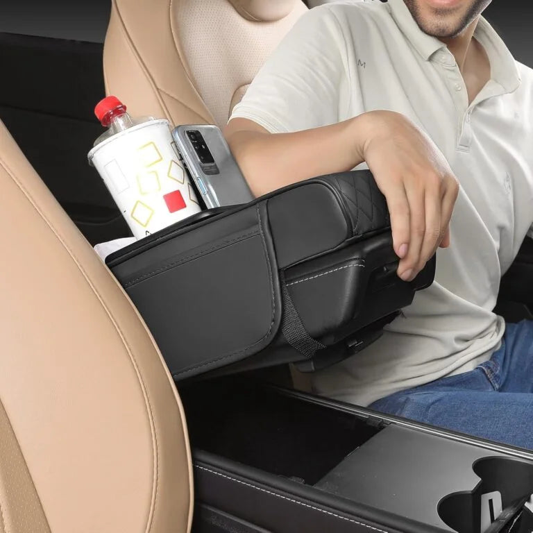 DriveNest™ 5-in-1 Car Console Organizer