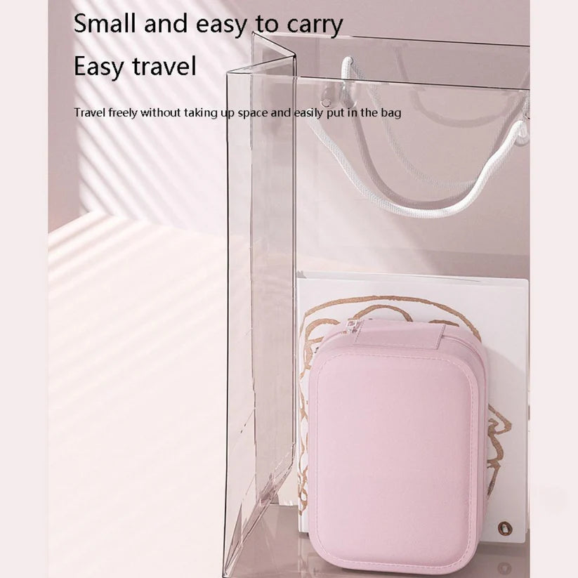 Mini Vanity with LED-Backlit Mirror