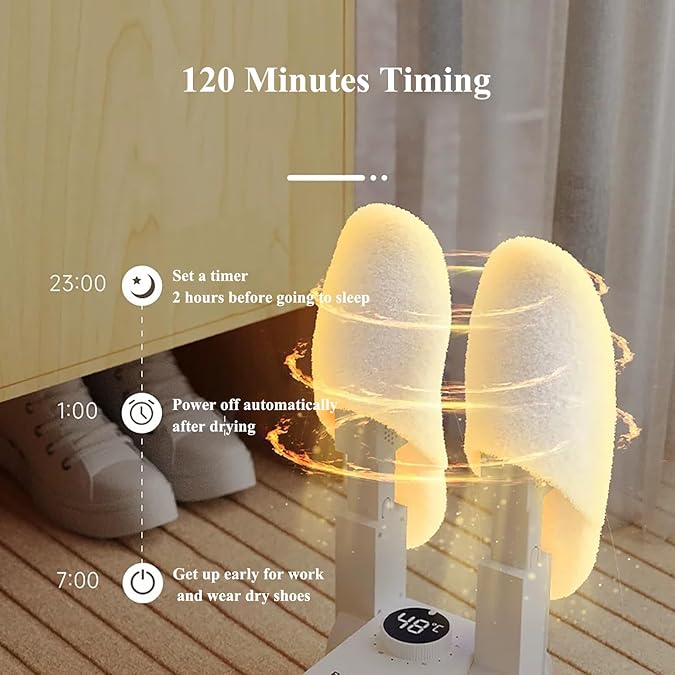 Electric Shoe Dryer with Heat Blower