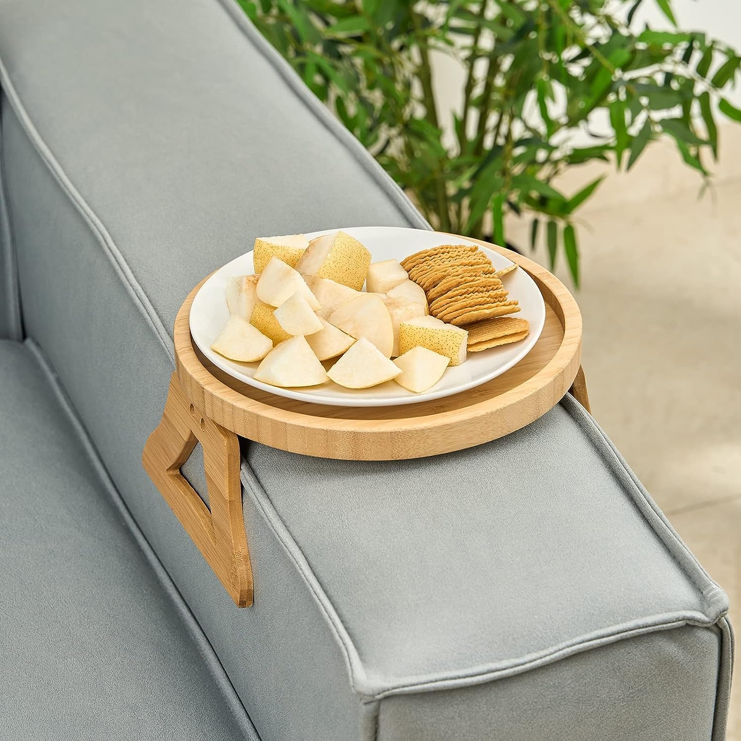 SofaGrip - Bamboo Sofa Tray