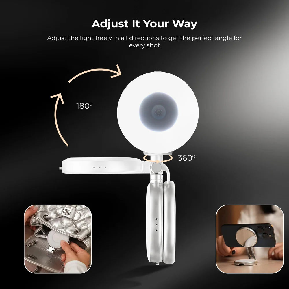 Glowmag - Mirror Magnetic Selfie Ring Light