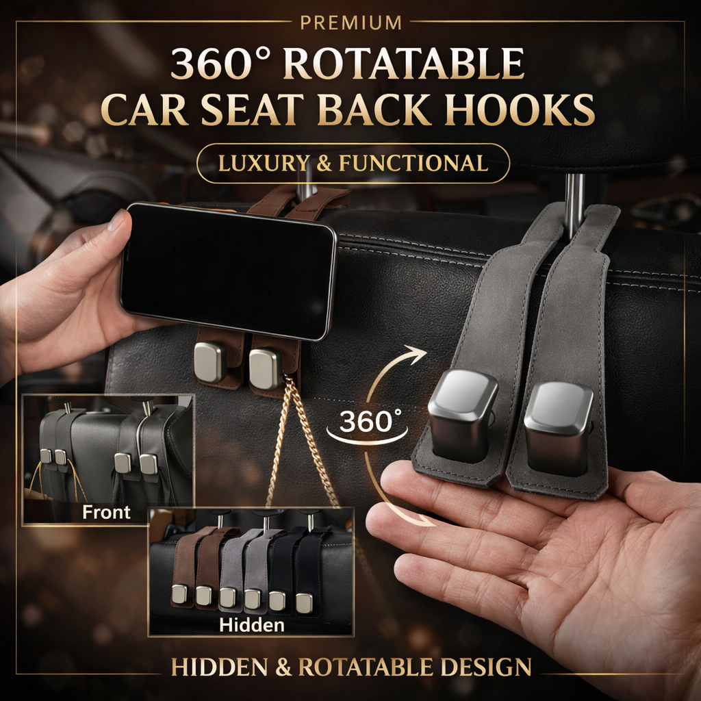 Metal Car Headrest Hook