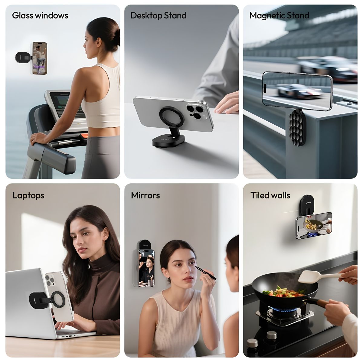 MagStick - Hands Free Magnetic Phone Holder + MagSafe