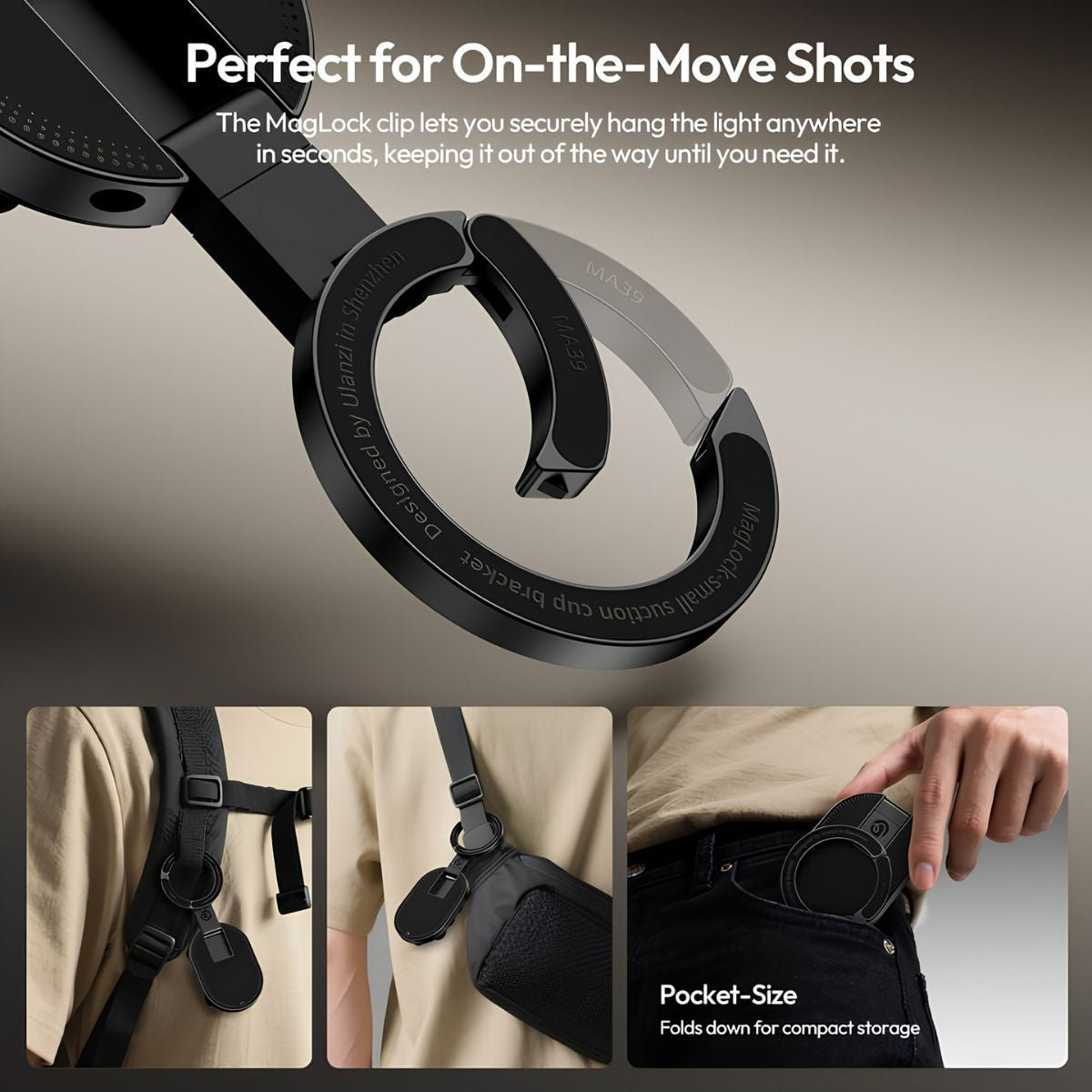 MagStick - Hands Free Magnetic Phone Holder + MagSafe