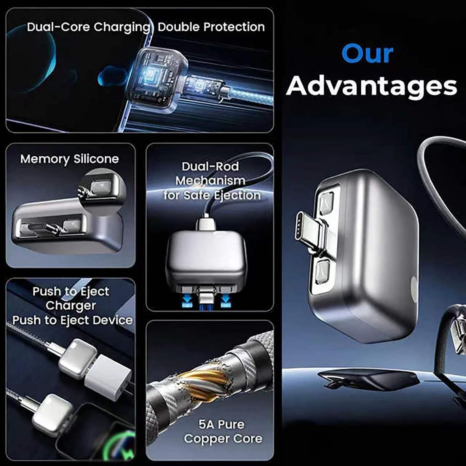 PowerPop™ Auto Eject Charger