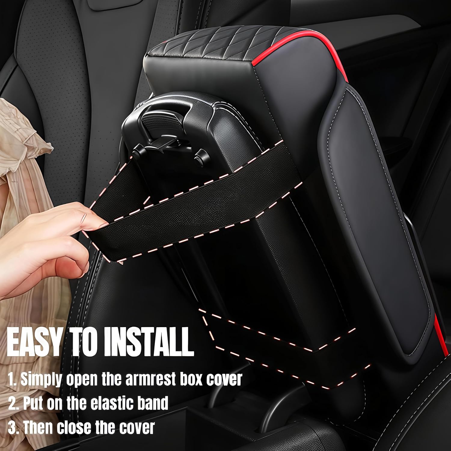 DriveNest™ 5-in-1 Car Console Organizer